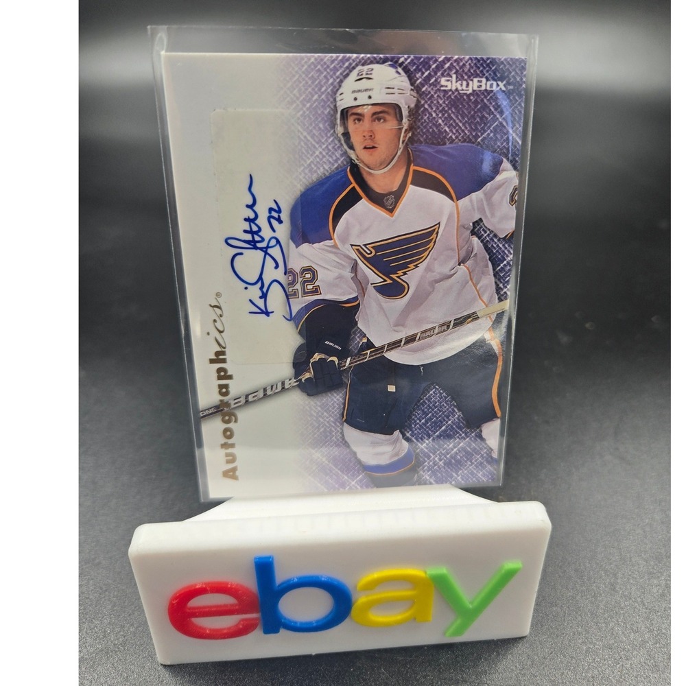 2012-13 Fleer Retro SkyBox Autographics Kevin Shattenkirk Auto Blues 96-KS